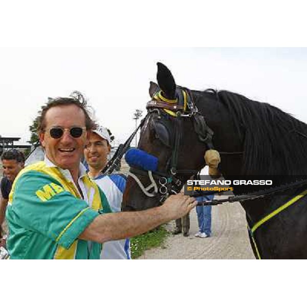 Mauro Baroncini and Nad Al Sheba winners of the 107¡ Premio Elwood Medium Padova, V.S.Breda racetrack, 1st may 2010 ph. Stefano Grasso