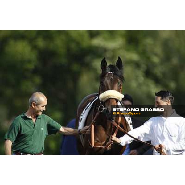 a close up for Worthadd winner of the 127° Derby Italiano Rome, 8th may 2010 ph. Stefano Grasso