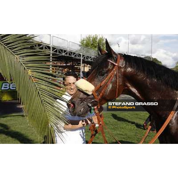 a close up for Worthadd winner of the 127° Derby Italiano Rome, 8th may 2010 ph. Stefano Grasso