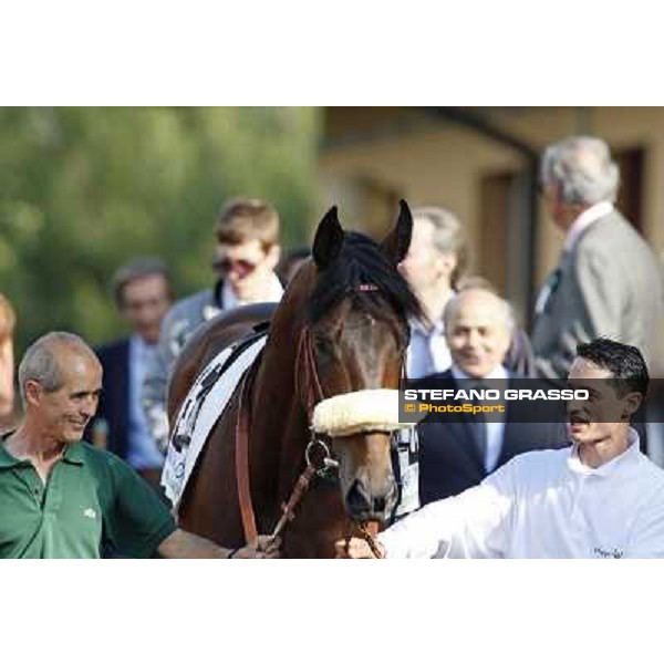a close up for Worthadd winner of the 127° Derby Italiano Rome, 8th may 2010 ph. Stefano Grasso