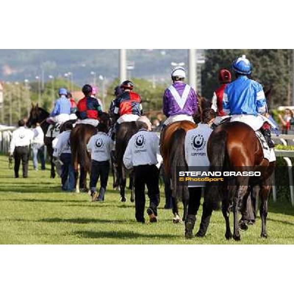 The parade of the 127° Derby Italiano Rome, 8th may 2010 ph. Stefano Grasso