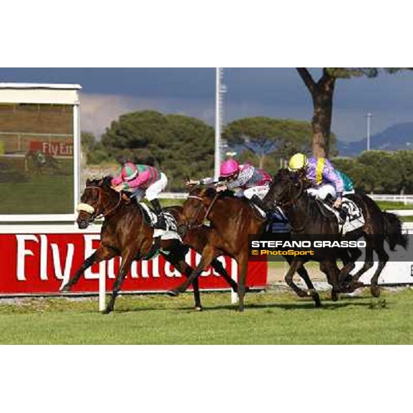 Mirco Demuro on Worthadd goes to win the 127° Derby Italiano Rome, 8th may 2010 ph. Stefano Grasso