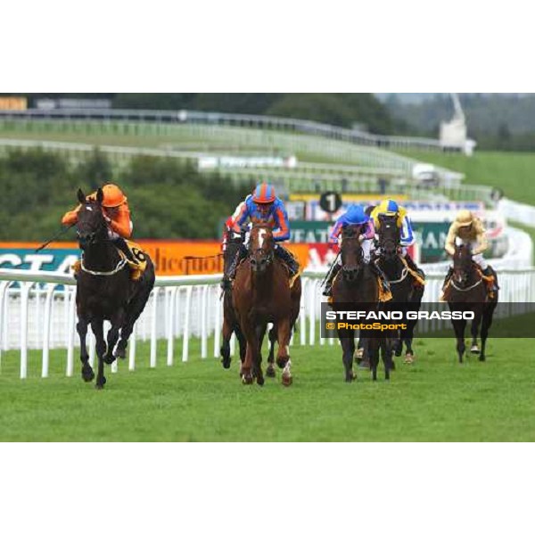 \'Keith Dalgleish on Lucky Story on the winning post of The Vevue Clicquot Vintage Stakes Glorious Goodwood, 2nd day -ph.Stefano Grassojuly 30 2003\' 