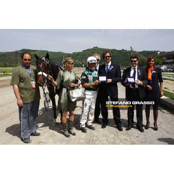 prize giving 1st heat - Indy Kronos 61¡ Gp Lotteria Napoli, Agnano racetrack 2nd may 2010 ph. Stefano Grasso