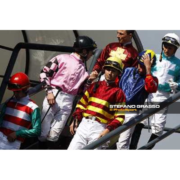 Jockeys at Capannelle racetrack Rome, 16th may 2010 ph. Stefano Grasso