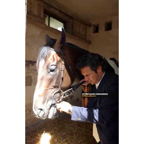 Bruno Grizzetti prepares Kaypen Deauville 21st august 2004 ph. Stefano Grasso