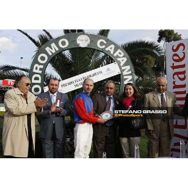 prize giving ceremony of the Premio Tullio Righetti Shadwell Rome - Capannelle racetarck, 16th may 2010 ph. Stefano Grasso