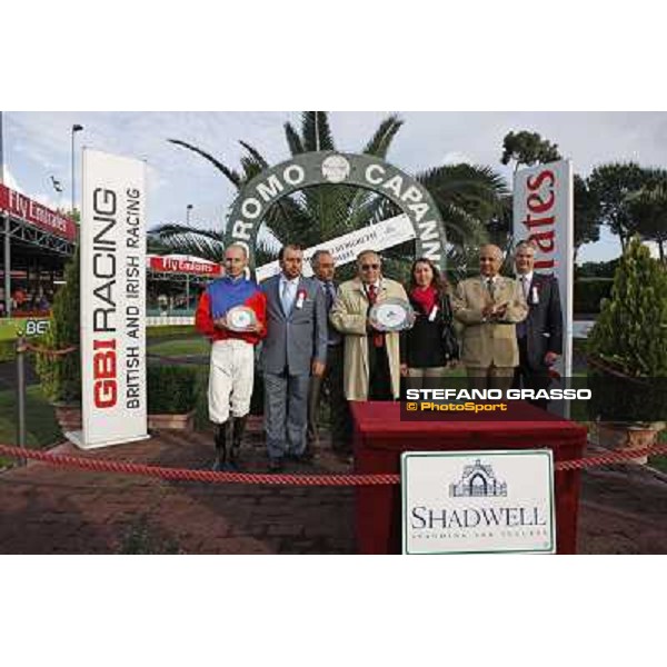 prize giving ceremony of the Premio Tullio Righetti Shadwell Rome - Capannelle racetarck, 16th may 2010 ph. Stefano Grasso