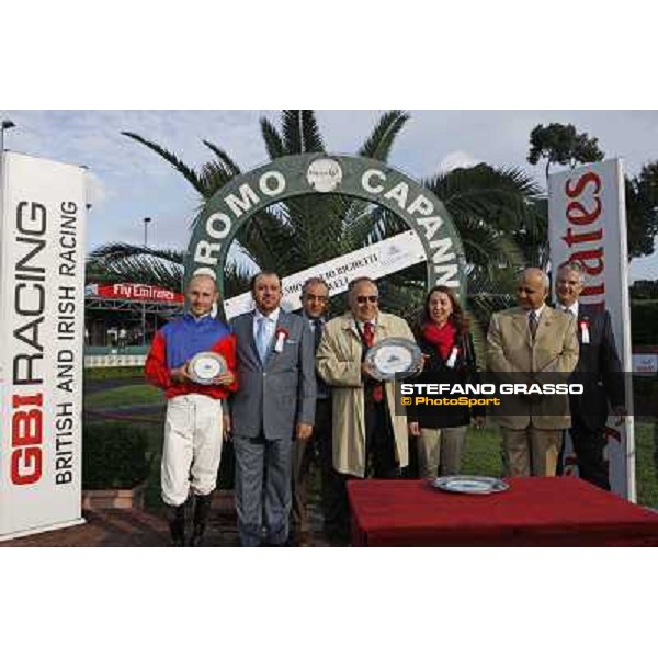 prize giving ceremony of the Premio Tullio Righetti Shadwell Rome - Capannelle racetarck, 16th may 2010 ph. Stefano Grasso