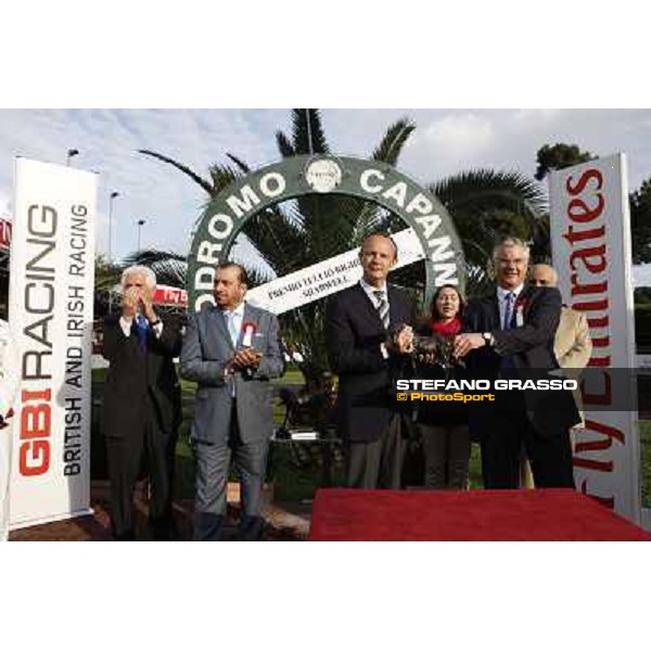 prize giving ceremony of the Premio Tullio Righetti Shadwell - Elio Pautasso Rome - Capannelle racetarck, 16th may 2010 ph. Stefano Grasso