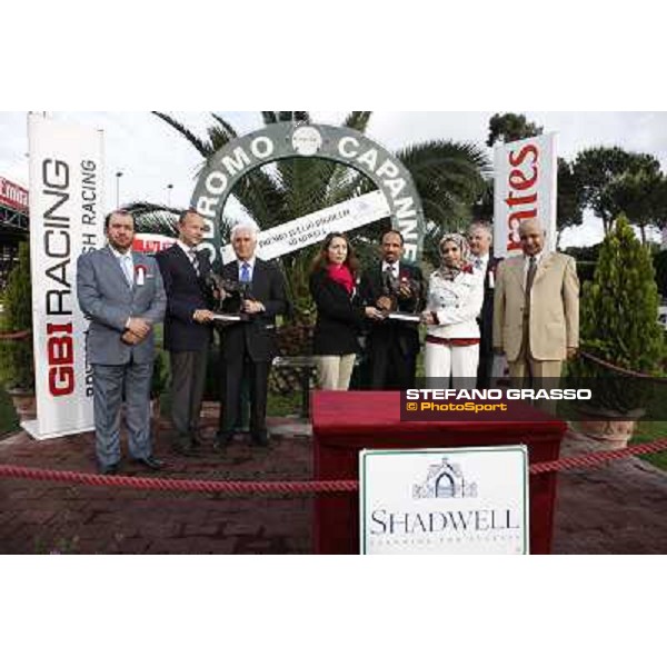 prize giving ceremony - Enzo Mei and Elio Pautasso Rome - Capannelle racetarck, 16th may 2010 ph. Stefano Grasso