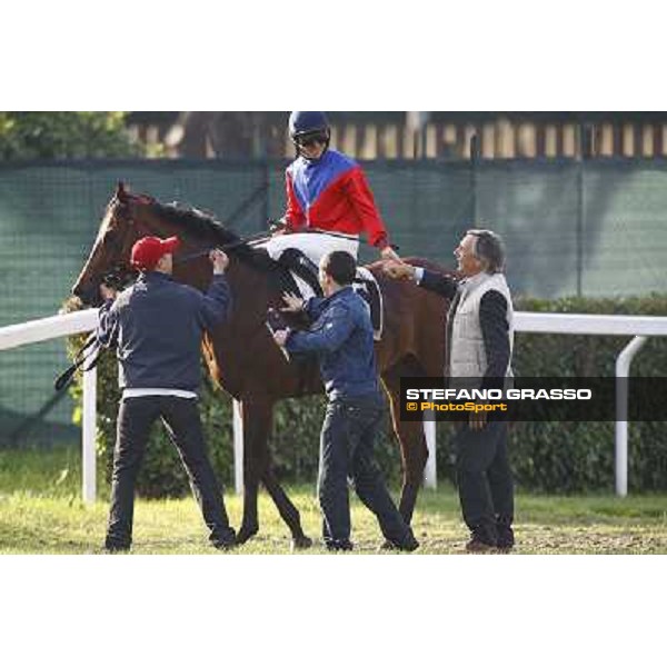 Premio Tullio Righetti Shadwell - congratulations for Gabriele Bietolini on Le Vie Infinite Rome - Capannelle racetrack, 16th may 2010 ph. Stefano Grasso