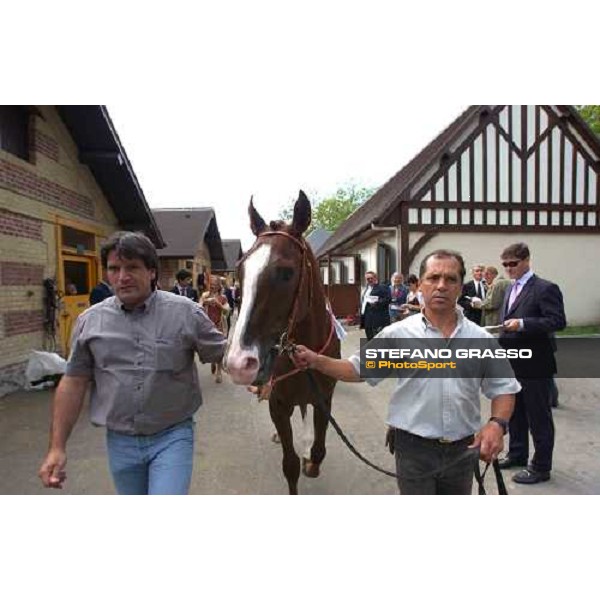 Shifting Place goes to the parade ring of Deauville Deauville, 22th august 2004 ph. Stefano Grasso