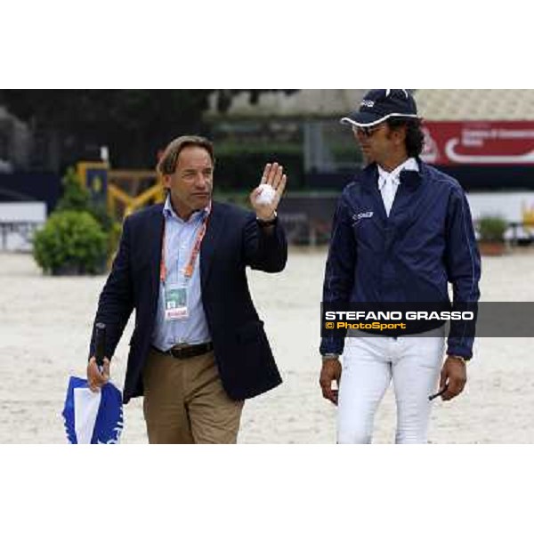 Marcus Fuchs and Natale Chiaudani Meydan Fei Nations Cup - 78¡ Csio Piazza di Siena Rome, 28th may 2010 ph. Stefano Grasso