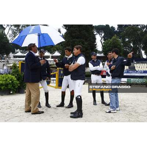 Marcus Fuchs with the Italian Team Meydan Fei Nations Cup - 78¡ Csio Piazza di Siena Rome, 28th may 2010 ph. Stefano Grasso
