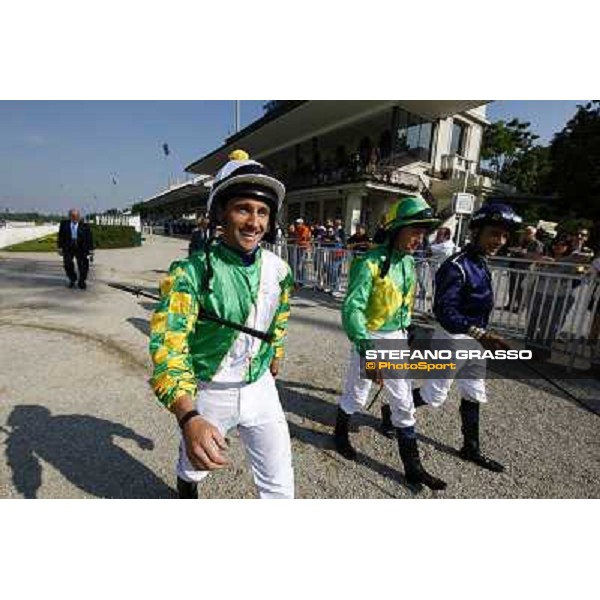 a portrait for Kieren Fallon, Neil Callan and Dario Vargiu Milano, 30th may 2010 ph. Stefano Grasso