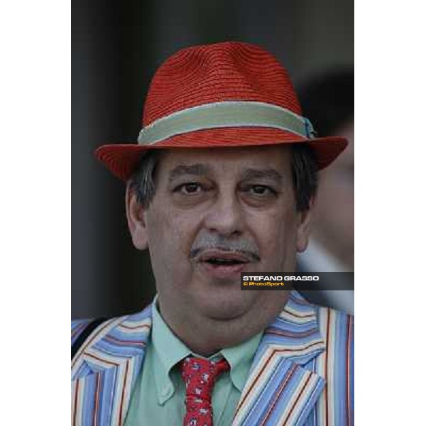 a portrait for Franco Raimondi Milan - San Siro racetrack, 30th may 2010 ph. Stefano Grasso