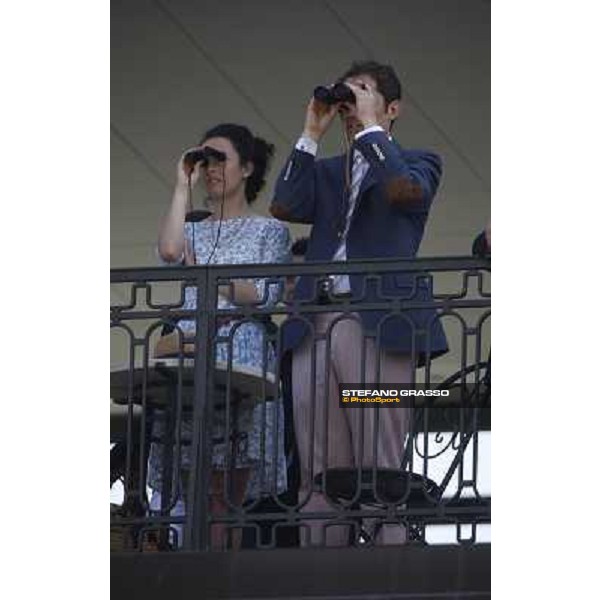 The Duke with his wife Milan - San Siro racetrack, 30th may 2010 ph. Stefano Grasso