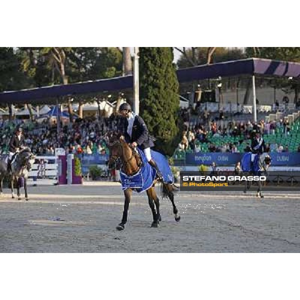 The French Team parading after winning the Meydan Fei Nations Cup 78¡ Csio Piazza di Siena Rome, 28th may 2010 ph. Stefano Grasso
