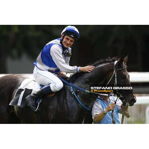 Dirk Fuhrmann on Frammassone after winning the Gran Corsa Siepi d\' Italia Merano, 6th june 2010 ph. Stefano Grasso