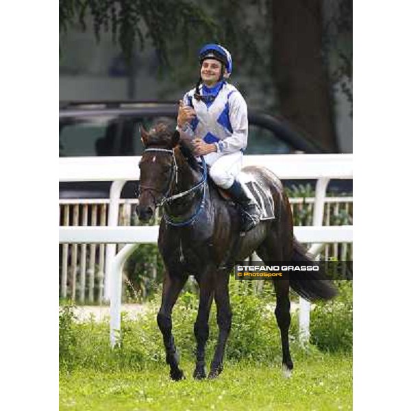 Dirk Fuhrmann on Frammassone after winning the Gran Corsa Siepi d\' Italia Merano, 6th june 2010 ph. Stefano Grasso