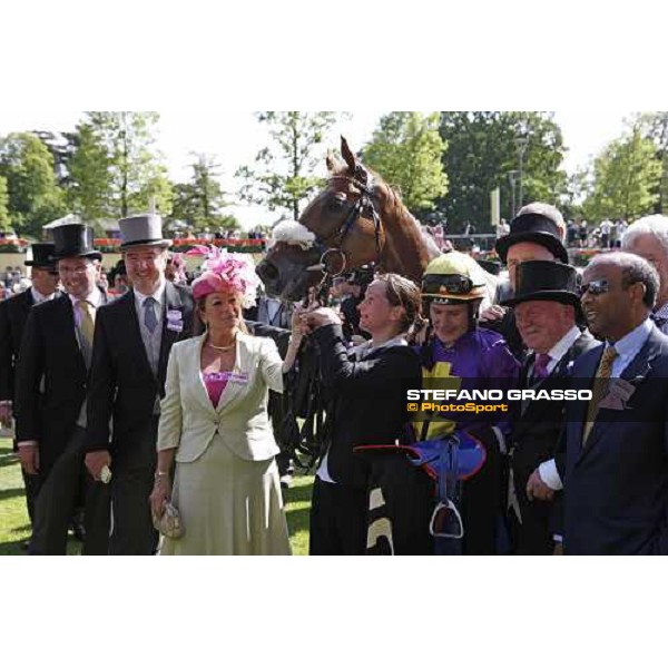 Pat Smullen and Rite of Passage winners of the Gold Cup Ascot, 17th june 2010 ph. Stefano Grasso