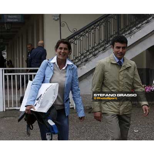 Cristiana Brivio Sforza and Endo Botti Milan, San Siro racetrack, 20th june 2010 ph. Stefano Grasso