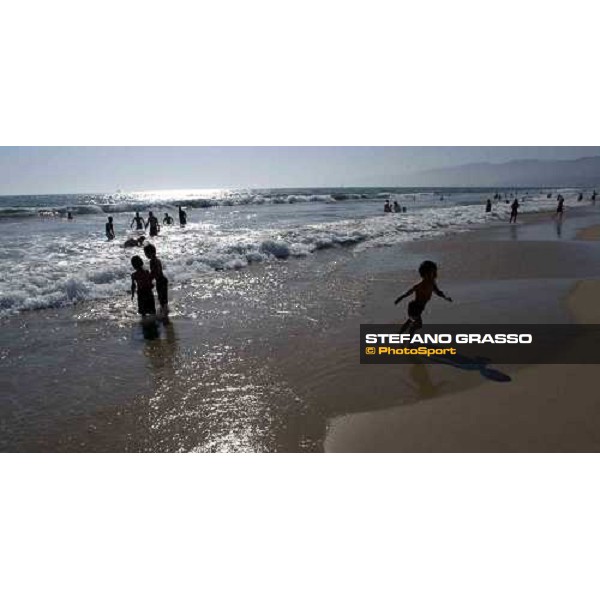 Santa Monica beach- Pacific ocean Los Angeles 4th september 2004 ph. Stefano Grasso
