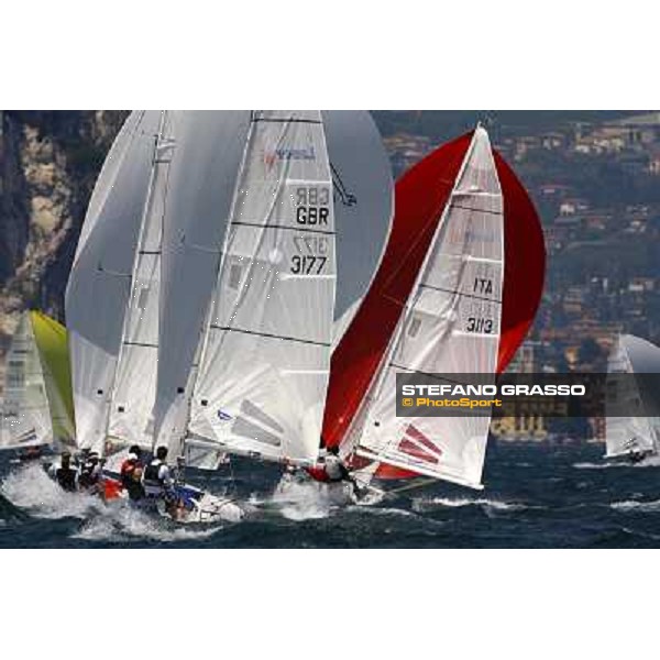 Volvo Laser SB3 World Championship- Day Two Torbole (TN), 20th july 2010 ph. Andrea Carloni