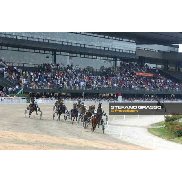 San Siro grandstand Milan San Siro racetrack 12th september 2004 ph. Stefano Grasso