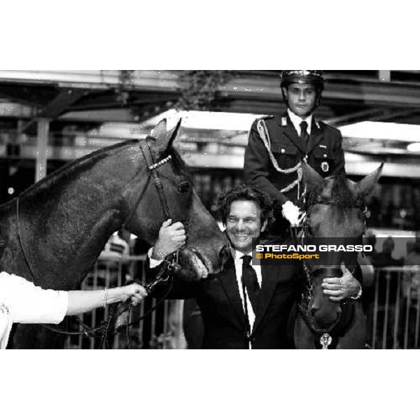 Bruno Grizzetti and Big Creek after winning the Gran Premio Città di Varese Varese, Le Bettole, 28th august 2010 ph. Stefano Grasso
