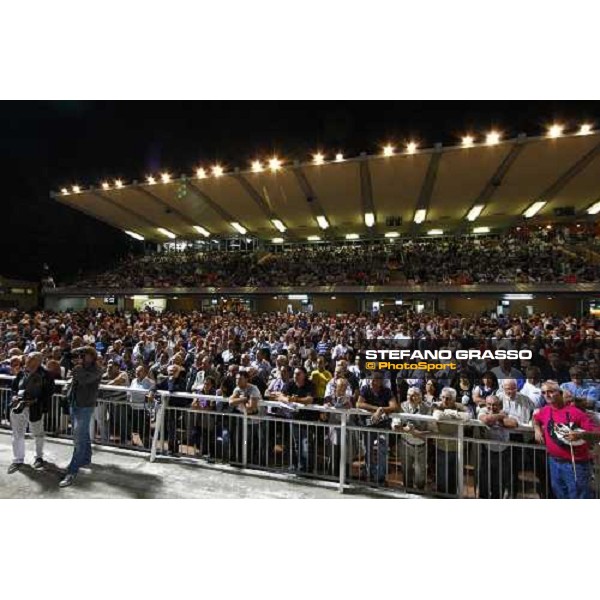 a view of the grandstand of Ippodromo del Savio Cesena, 4th sept. 2010 ph.Stefano Grasso