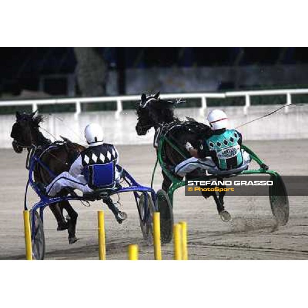 Maik Esper with Looney Tunes leads on Enrico Bellei with Italiano and goes to win the race off of the Campionato Europeo 2010 Cesena, 4th sept. 2010 ph.StefanoGrasso