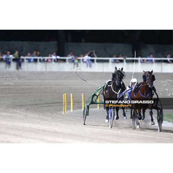 Maik Esper with Looney Tunes leads on Enrico Bellei with Italiano and goes to win the race off of the Campionato Europeo 2010 Cesena, 4th sept. 2010 ph.StefanoGrasso Campionato Europeo 2010 Cesena, 4th sept. 2010 ph.StefanoGrasso