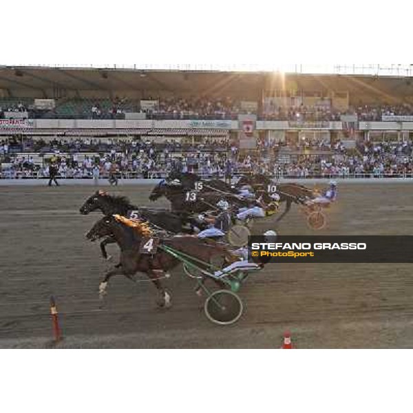 Marco Smorgon with Non Solo Bar wins the Gran Premio avv. Carlo Marangoni Torino - Stupinigi racetrack, 12th sept. 2010 ph. Stefano Grasso