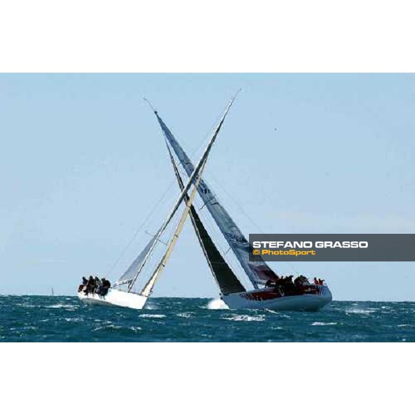 crossing Sixth Group and Umana 2nd day International Sailing Week Yacht Club Adriaco Triest, 26th september 2004 ph. Stefano Grasso