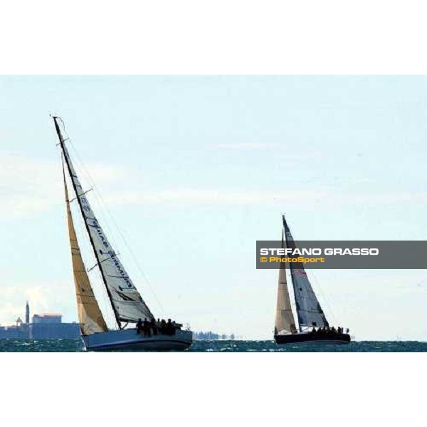 Sayonara and Kixxme 2nd day International Sailing Week Yacht Club Adriaco Triest, 26th september 2004 ph. Stefano Grasso