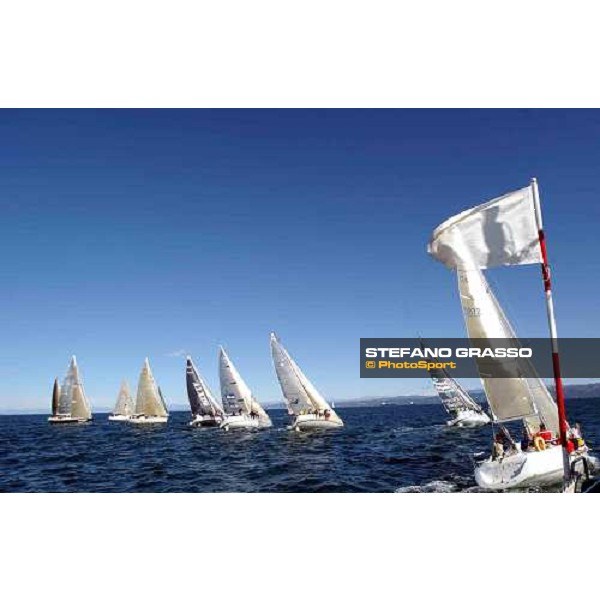 start 2nd day International Sailing Week Yacht Club Adriaco Triest, 26th september 2004 ph. Stefano Grasso