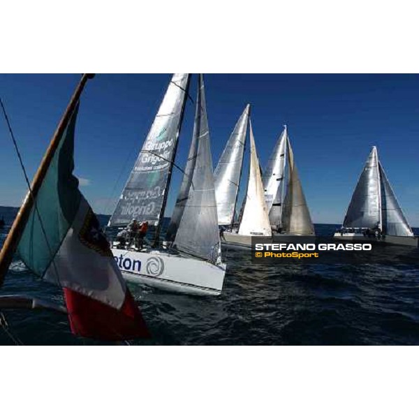 start 2nd day International Sailing Week Yacht Club Adriaco Triest, 26th september 2004 ph. Stefano Grasso