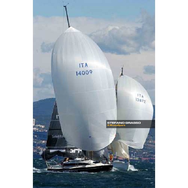 Diecixdieci and Stregonia 2nd day International Sailing Week Yacht Club Adriaco Triest, 26th september 2004 ph. Stefano Grasso