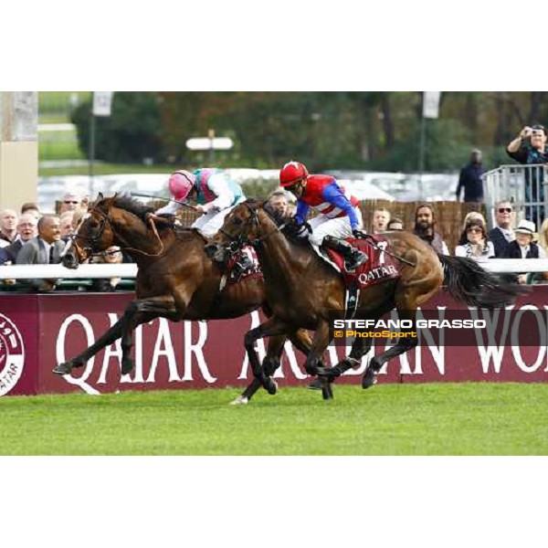 Ryan Moore and Workforce win the Qatar Prix de l\'Arc de Triomphe beating Nakayama Festa Paris - Longchamp, 3rd oct. 2010 ph. Stefano Grasso