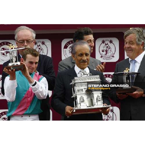 Ryan Moore and Workforce win the Qatar Prix de l\'Arc de Triomphe beating Nakayama Festa Paris - Longchamp, 3rd oct. 2010 ph. Stefano Grasso