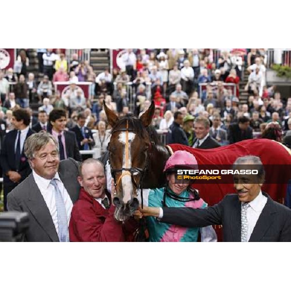 Ryan Moore and Workforce win the Qatar Prix de l\'Arc de Triomphe beating Nakayama Festa Paris - Longchamp, 3rd oct. 2010 ph. Stefano Grasso