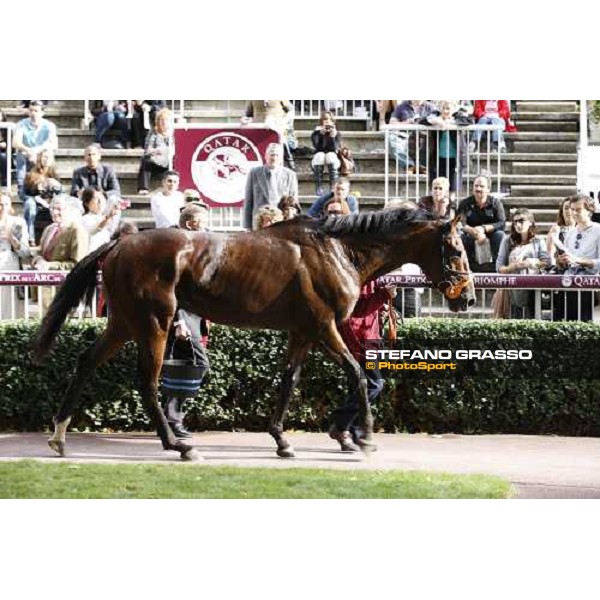 Ryan Moore and Workforce win the Qatar Prix de l\'Arc de Triomphe beating Nakayama Festa Paris - Longchamp, 3rd oct. 2010 ph. Stefano Grasso