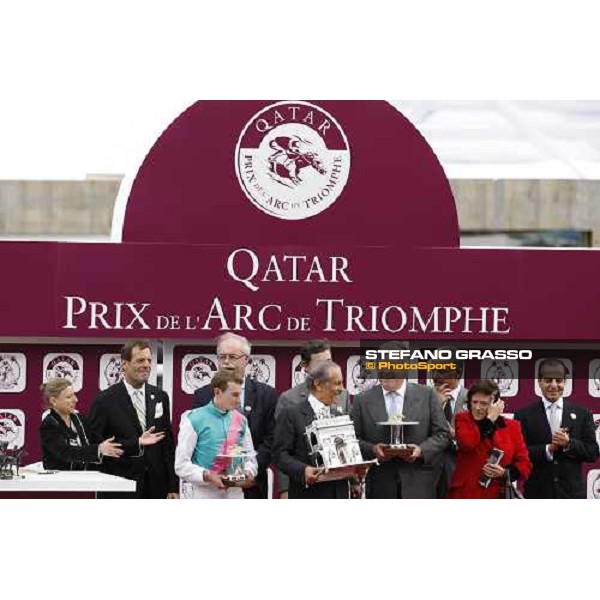Ryan Moore and Workforce win the Qatar Prix de l\'Arc de Triomphe beating Nakayama Festa Paris - Longchamp, 3rd oct. 2010 ph. Stefano Grasso