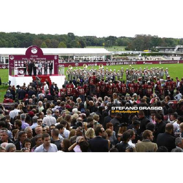 Ryan Moore and Workforce win the Qatar Prix de l\'Arc de Triomphe beating Nakayama Festa Paris - Longchamp, 3rd oct. 2010 ph. Stefano Grasso