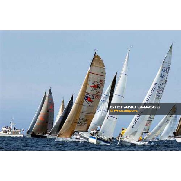 start 3rd day Regatta - Open Class International Sailing Week Yacht Club Adriaco 3rd day Triest, 2nd october 2004 ph. Stefano Grasso