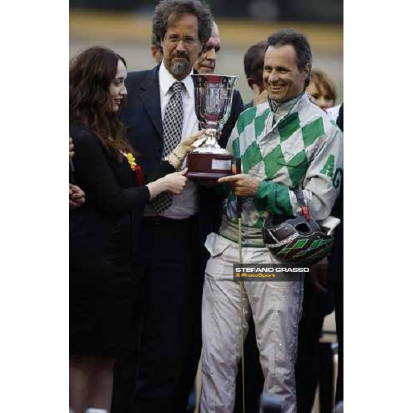 Andrea Guzzinati with Nadir Kronos wins the 83° Italian Trotting Derby Roma, 10th oct. 2010 ph. Stefano Grasso