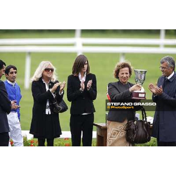 Ahmed Ajtebi and Biondetti win the Gran Criterium Milan - San Siro racetrack, 9th october 2010 ph. Stefano Grasso