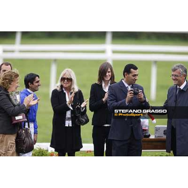 Ahmed Ajtebi and Biondetti win the Gran Criterium Milan - San Siro racetrack, 9th october 2010 ph. Stefano Grasso